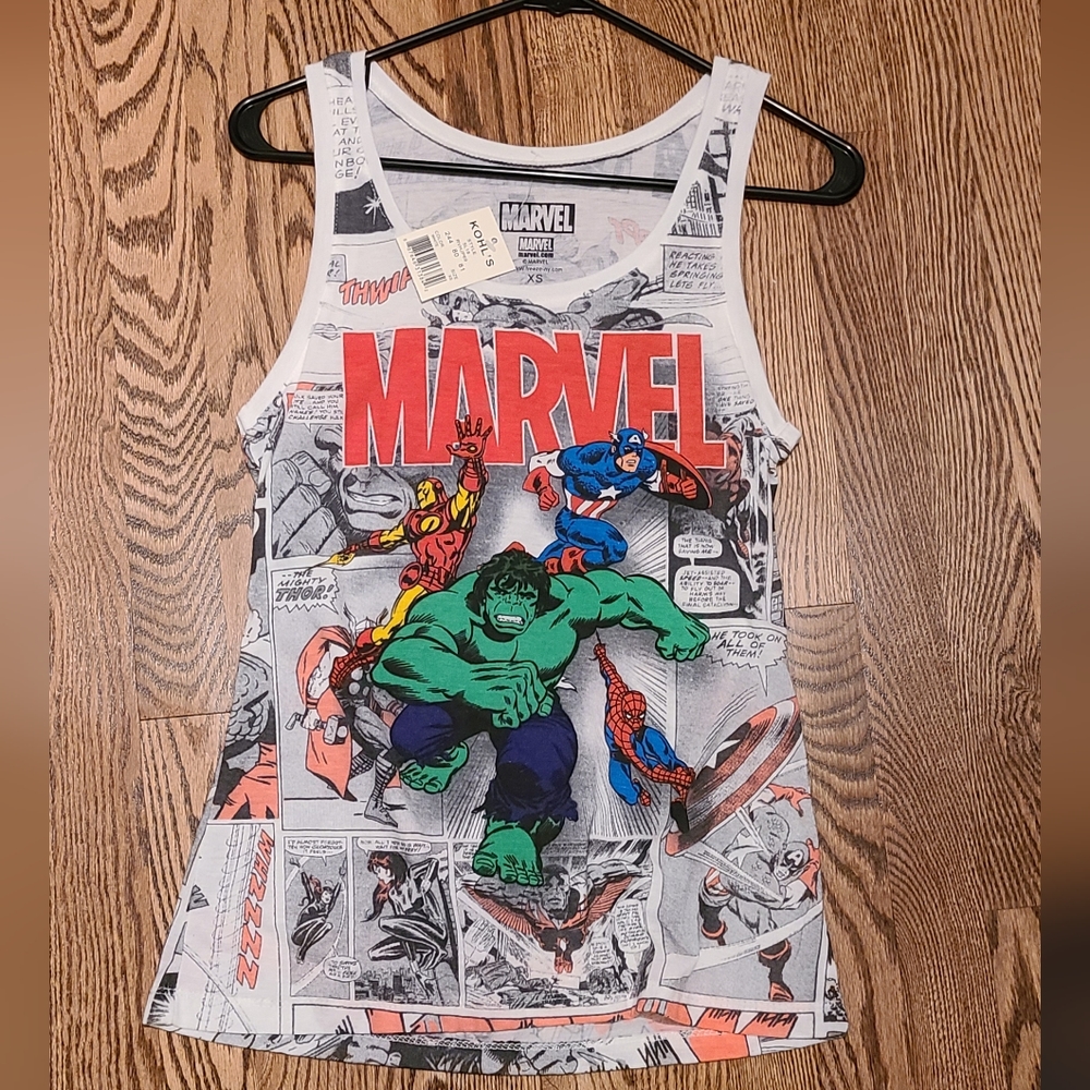 NWT. XS Marvel Tank Top
